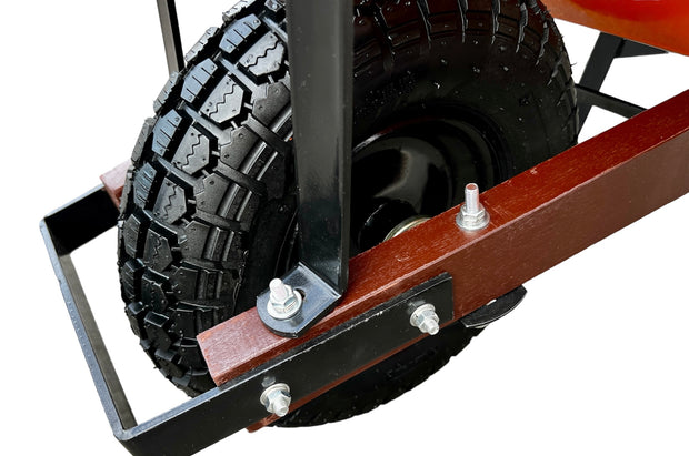 SYDNEY-MIX 100L HEAVY-DUTY BUILDERS WHEELBARROW (Flat-Free/Solid Wheel)