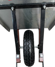 SYDNEY-MIX FLAT TRAY BRICKIES WHEELBARROW (Pneumatic Tyre)