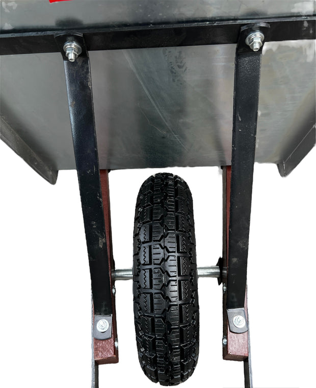 SYDNEY-MIX FLAT TRAY BRICKIES WHEELBARROW (Pneumatic Tyre)