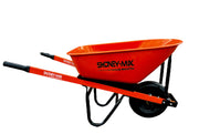 SYDNEY-MIX 100L LIGHT-DUTY BUILDERS WHEELBARROW (Flat-free/Solid wheel)