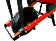 SYDNEY-MIX 100L LIGHT-DUTY BUILDERS WHEELBARROW (Flat-free/Solid wheel)