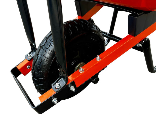 SYDNEY-MIX 100L LIGHT-DUTY BUILDERS WHEELBARROW (Flat-free/Solid wheel)